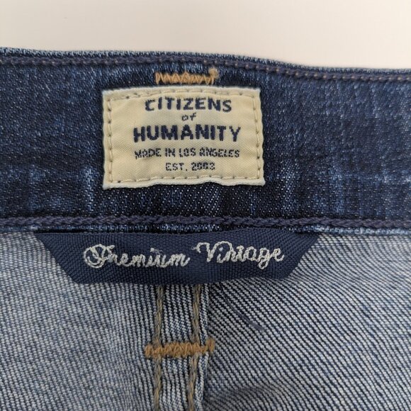 Citizens of Humanity Emerson Slim Boyfriend Jeans Women’s 24 Blue Premium Denim - Picture 7 of 11